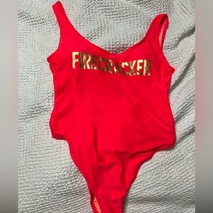Firecracker swim suit